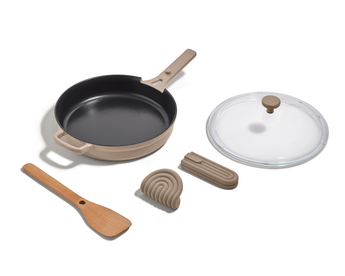 Enameled Cast Iron Always Pan - 8-in-1 Versatile Cookware