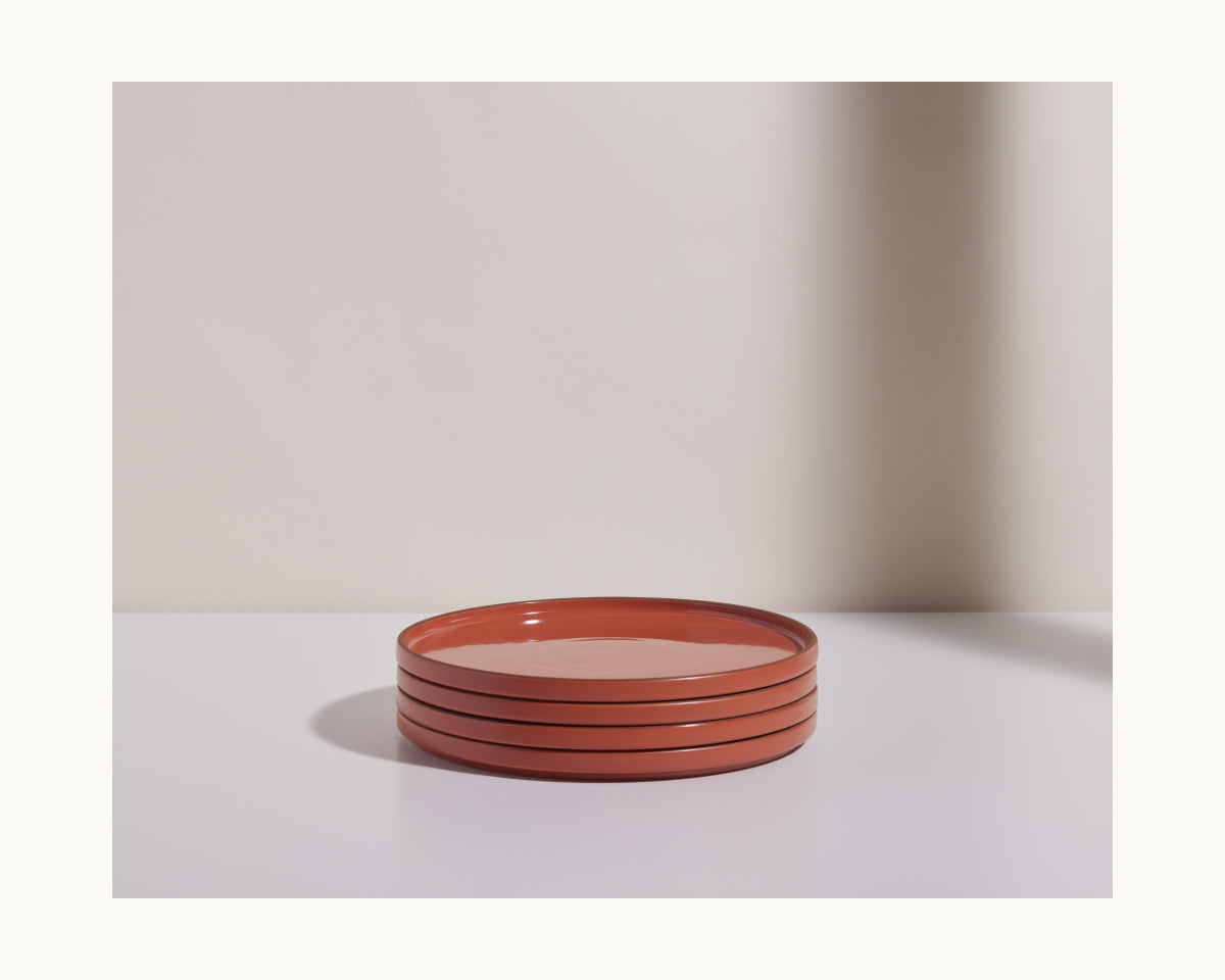 Handcrafted Stacking Dinnerware Set - 12-Piece Tableware Collection