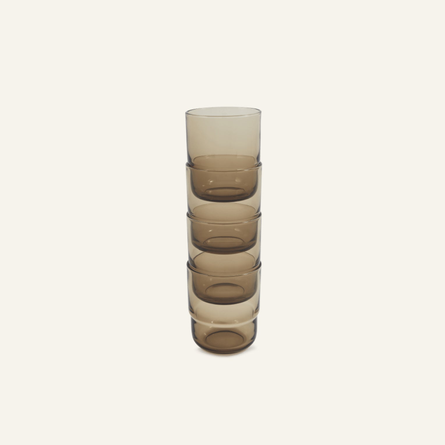 Handmade Recycled Glass Tumblers Set - Day & Night Drinkware