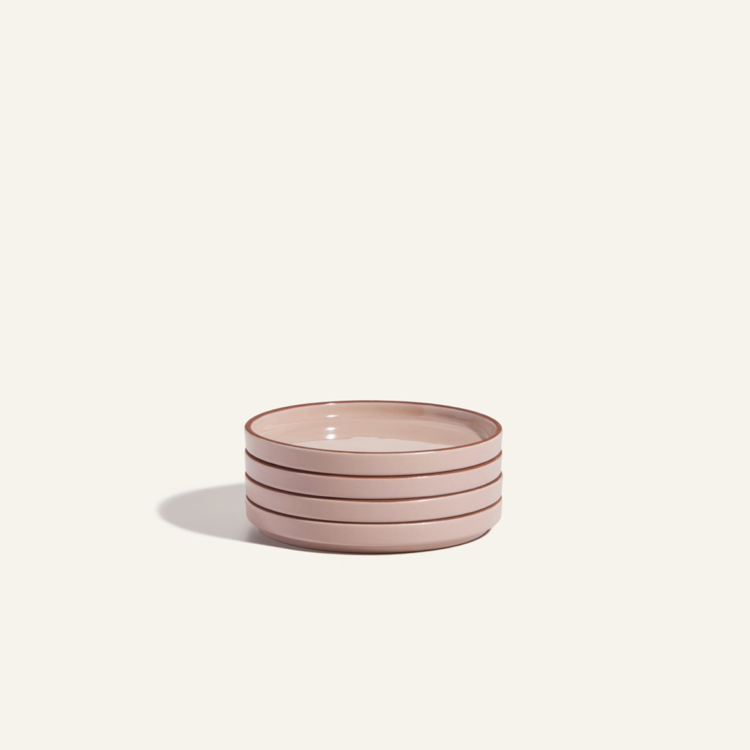 Ceramic Dessert Plates Set of 4 with Glossy Finish